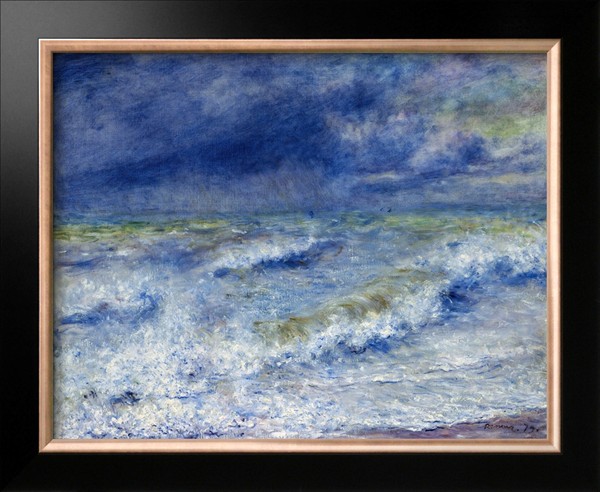 Seascape by Renoir - Pierre-Auguste Renoir painting on canvas